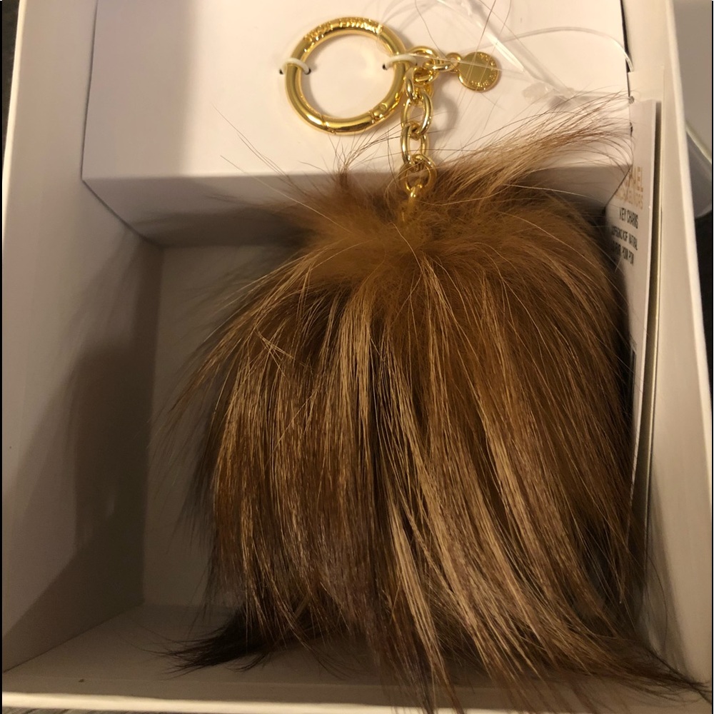 Michael Kors large fur Pom pom